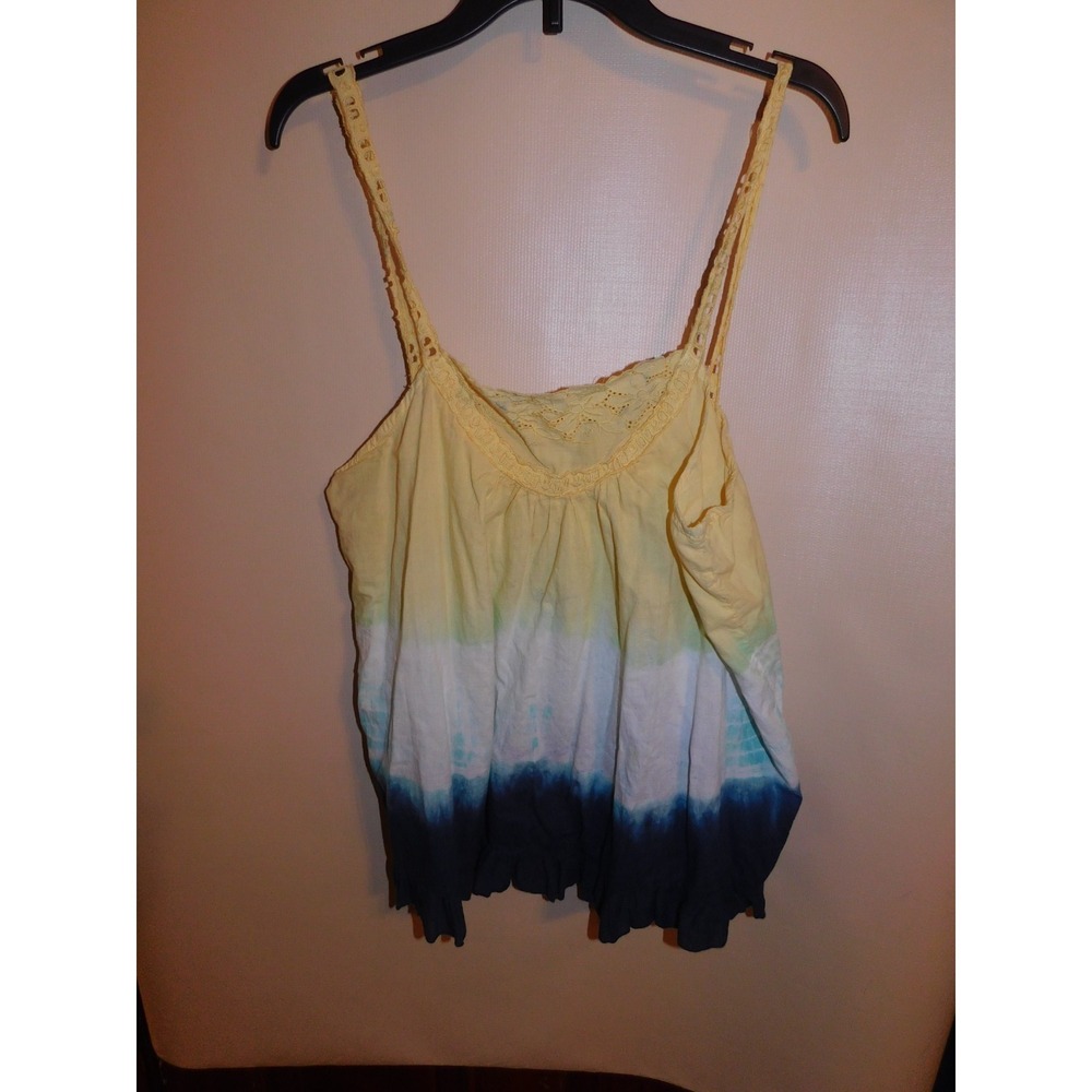 Womens Heritage 1981 Tri Color Dyed Tank Top Large